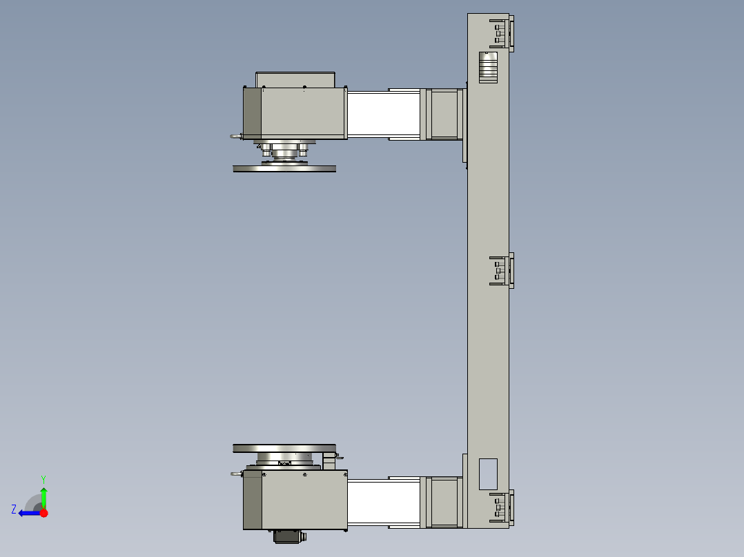 机器人钢结构焊接工作站右视图