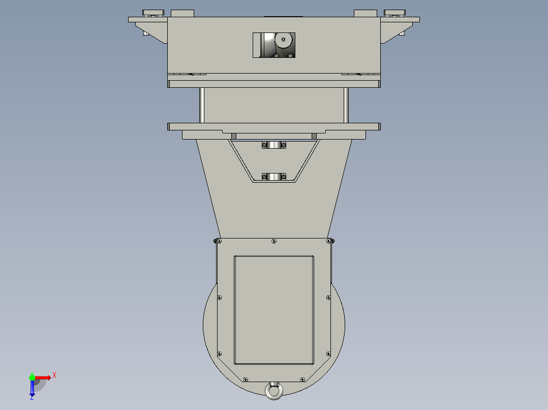 机器人钢结构焊接工作站俯视图