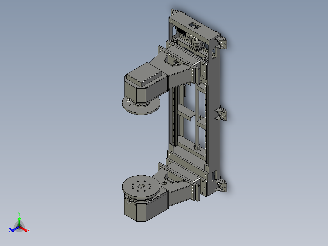 机器人钢结构焊接工作站正等轴测图