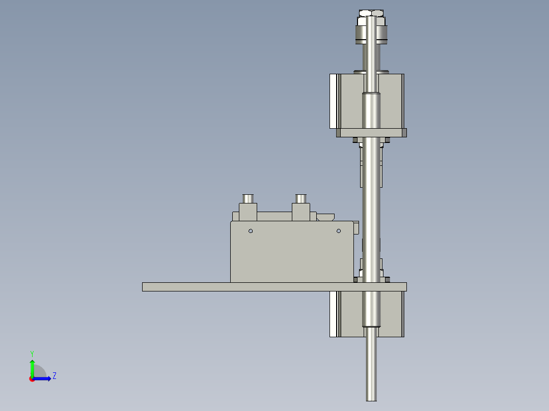 裁断机构左视图