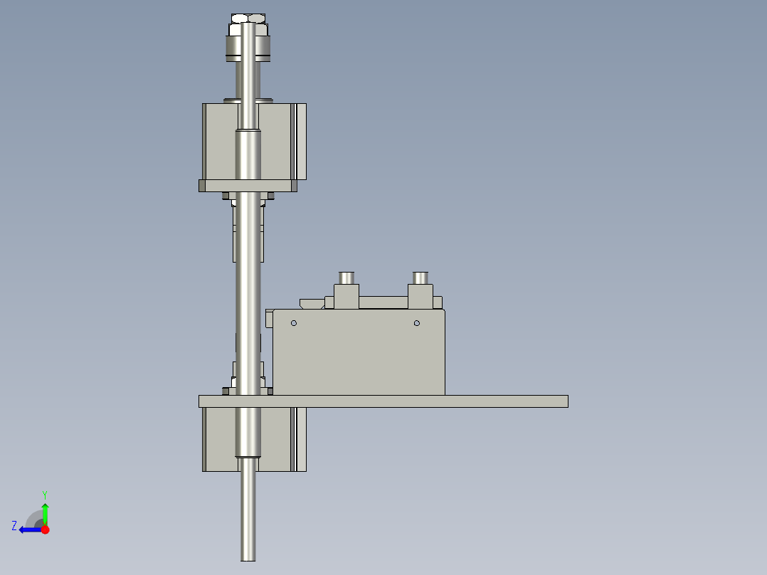 裁断机构右视图
