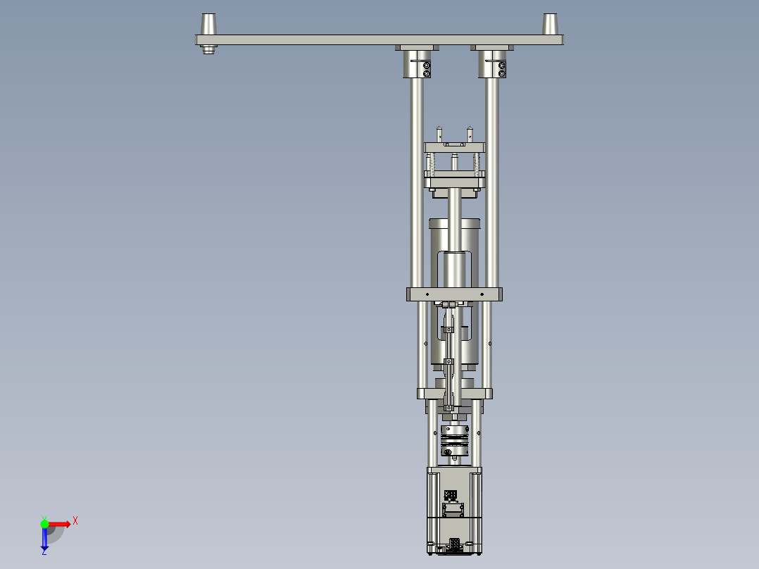 S-压入机伺服组立俯视图
