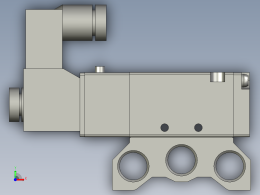 电磁阀-座组件-4V1006A-100M4F-1前视缩略图