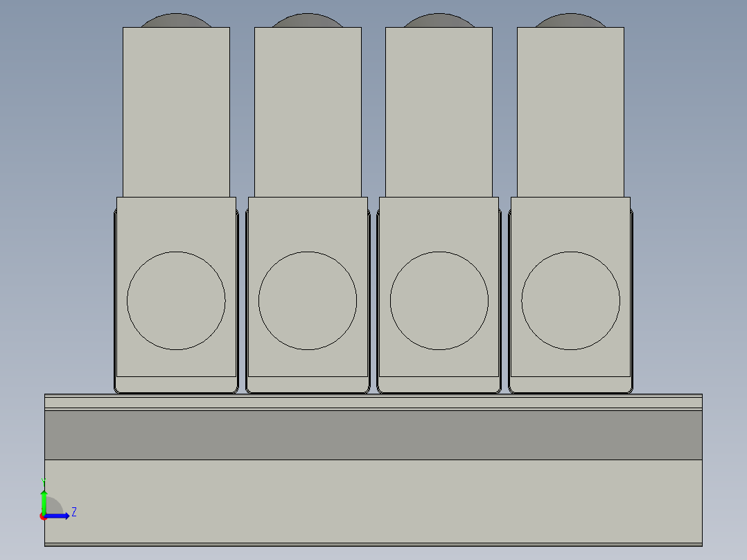 电磁阀-座组件-4V1006A-100M4F-1左视图