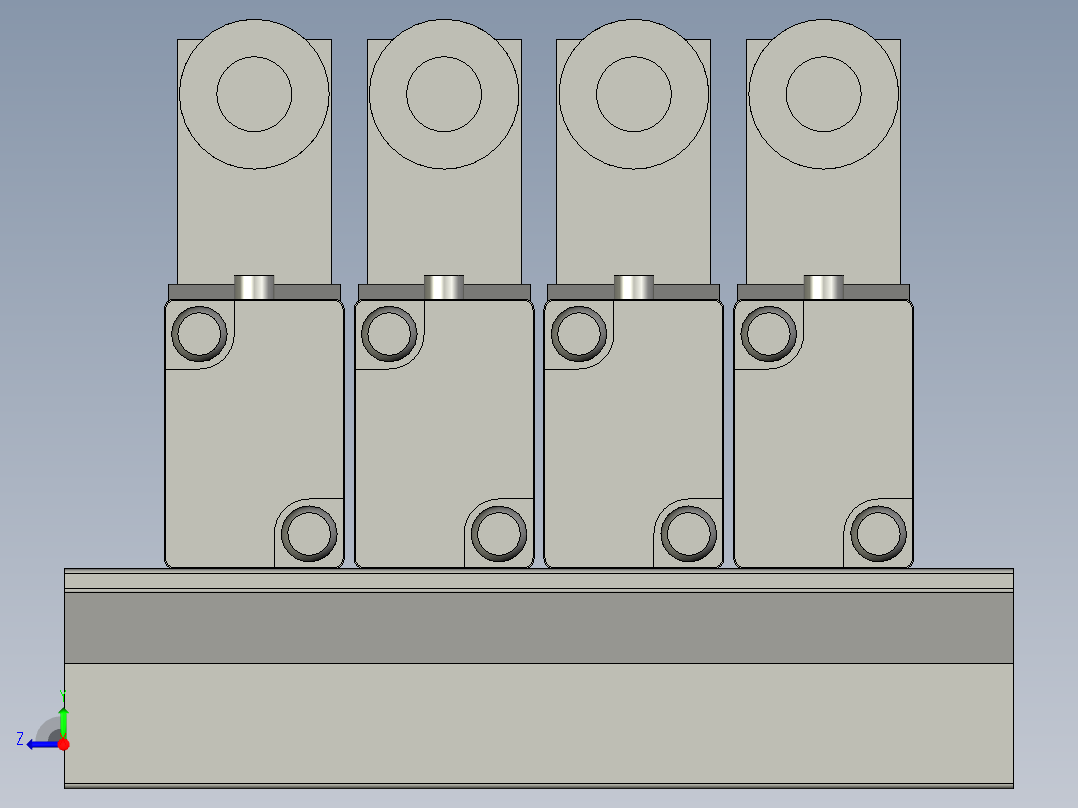 电磁阀-座组件-4V1006A-100M4F-1右视图