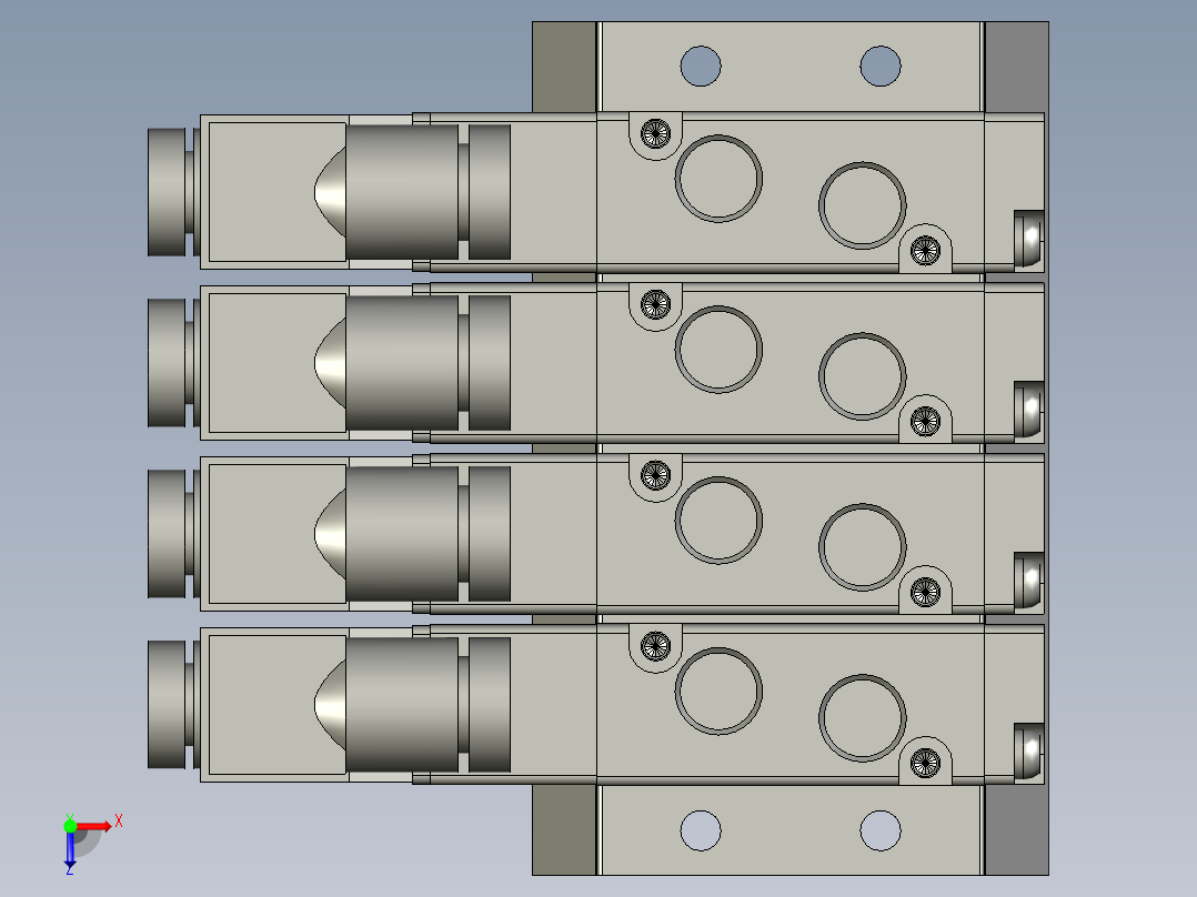 电磁阀-座组件-4V1006A-100M4F-1俯视图