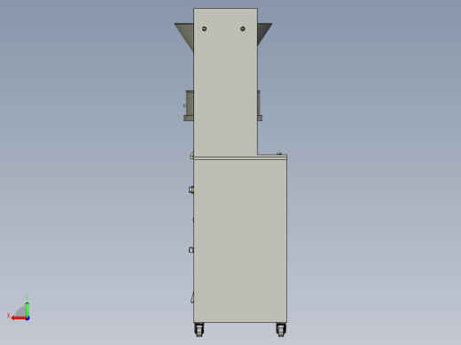 全自动颗粒粉末包装机械后视缩略图