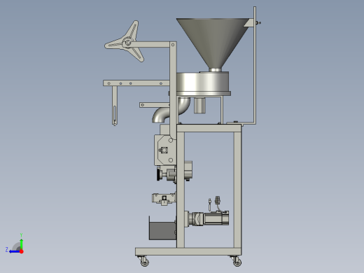 全自动颗粒粉末包装机械右视缩略图