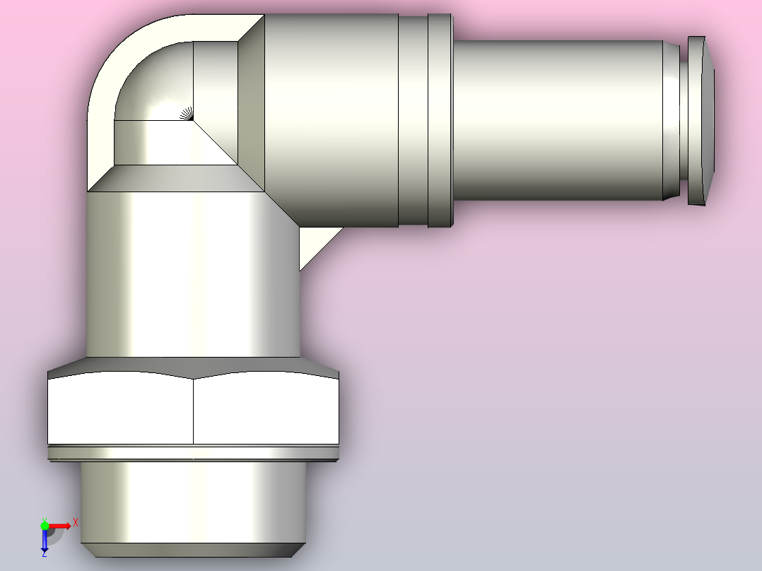 快插接头QSKL-G1_4-6俯视图