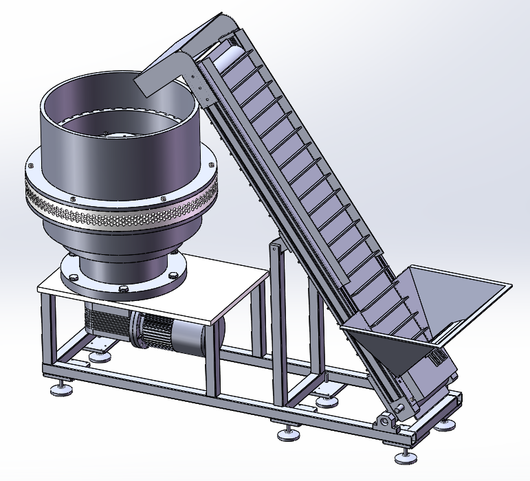 秸秆压块机三维SW+二维CAD