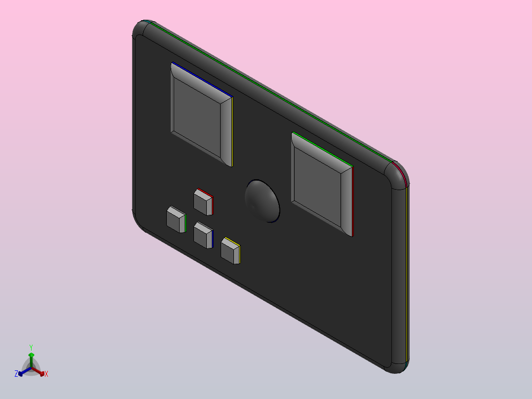 陀螺游戏鼠标正等轴测图