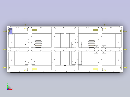 3D-P16防水箱体三维模型前视缩略图