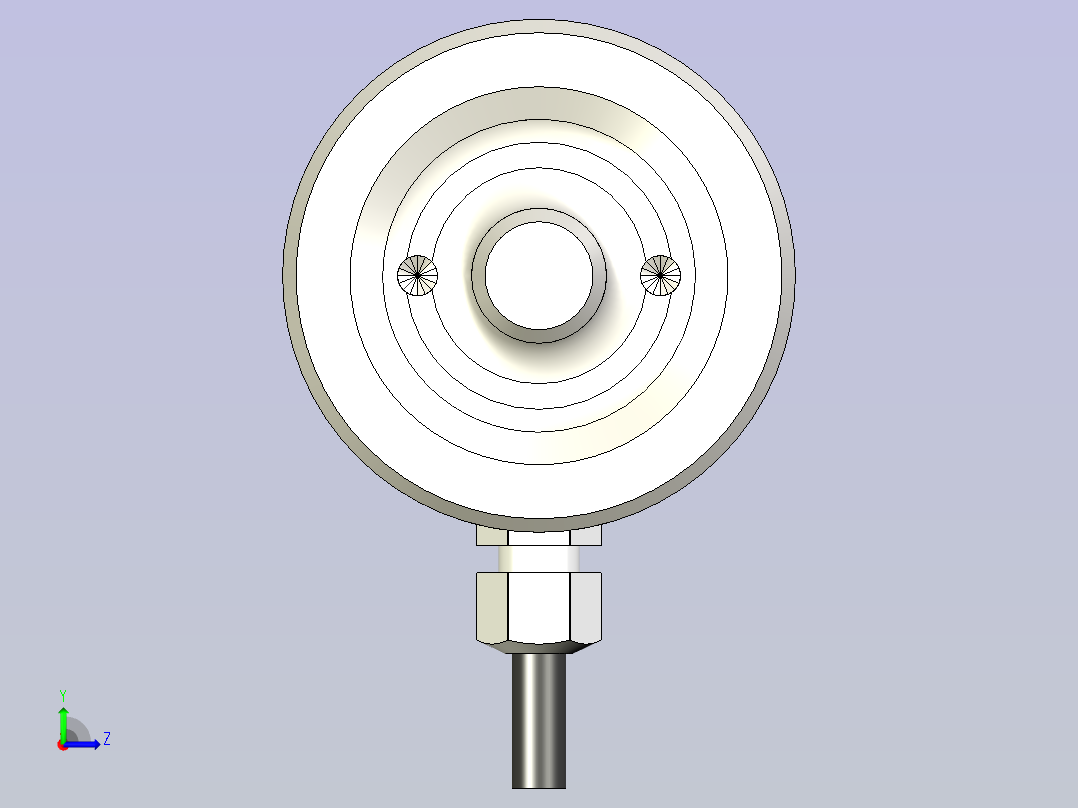 A0005151-EMS20-10kN应变片膜力传感器称重传感器左视图