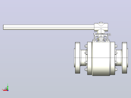 DN80-CLASS600Lb锻钢浮动球阀[DN80-CLASS600Lb]后视缩略图