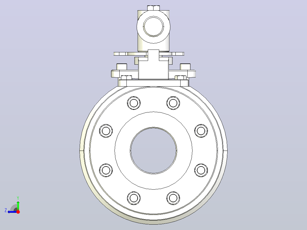 DN80-CLASS600Lb锻钢浮动球阀[DN80-CLASS600Lb]右视图
