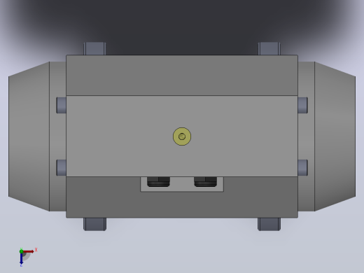RV V641F气动V形调节球阀[RV V641H-25P]通径80俯视缩略图