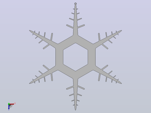 雪花圣诞俯视缩略图