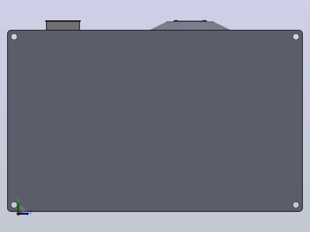 EKR800×500C3 EKR800×500E3 EKR800×500F3方形管道风机[EKR800×500F3]左视图