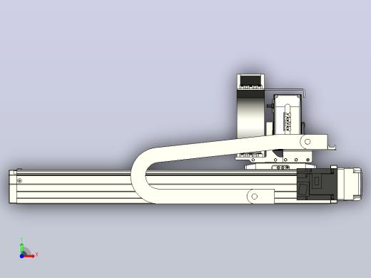 XYGT320-A4-400-250-M-C-0001负载5-8KG XY丝杆模组 内嵌式 XYGT320-A4 替换东佑达TOYO直线滑台模组前视缩略图