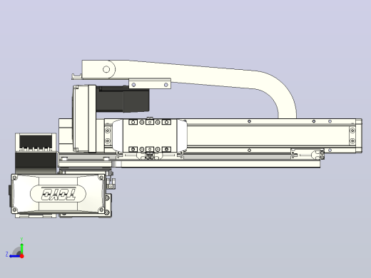 XYGT320-A4-400-250-M-C-0001负载5-8KG XY丝杆模组 内嵌式 XYGT320-A4 替换东佑达TOYO直线滑台模组右视缩略图