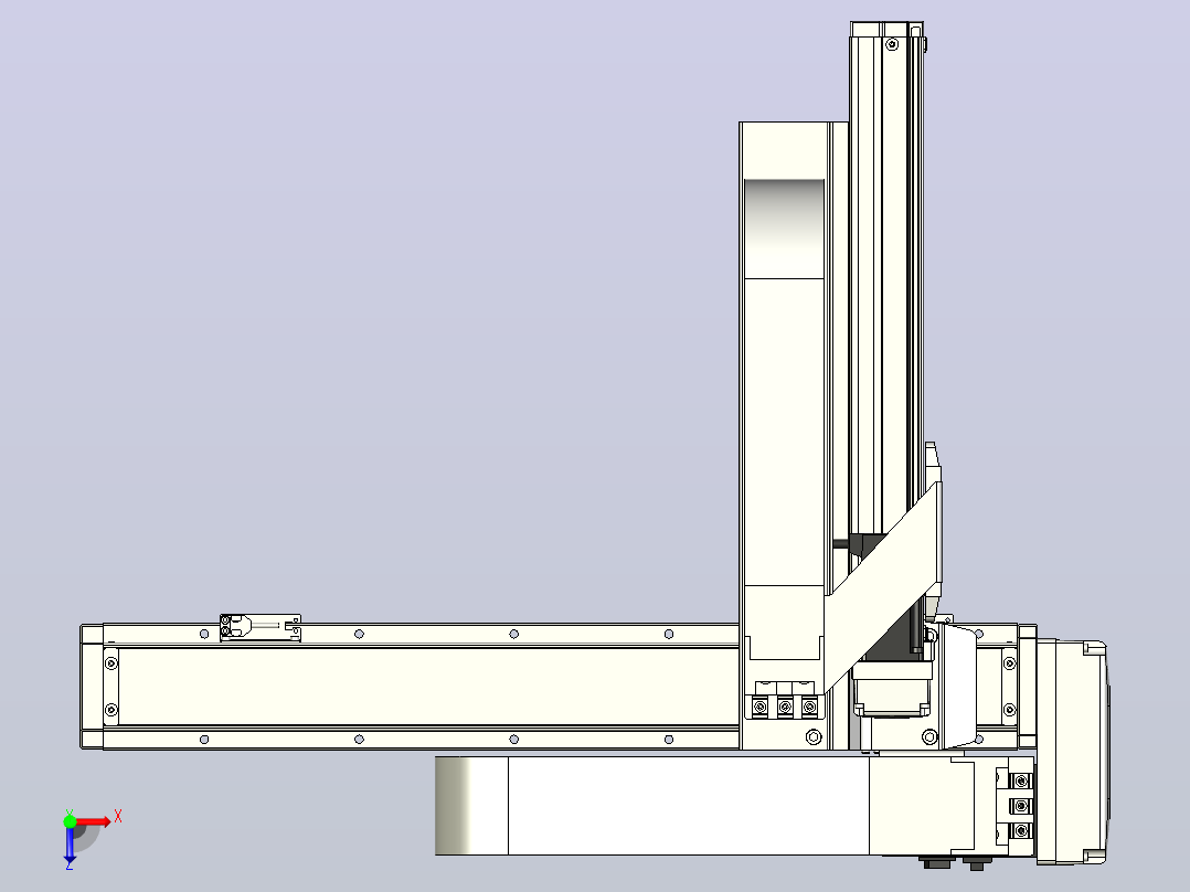 XYGT320-A4-400-250-M-C-0001负载5-8KG XY丝杆模组 内嵌式 XYGT320-A4 替换东佑达TOYO直线滑台模组俯视图
