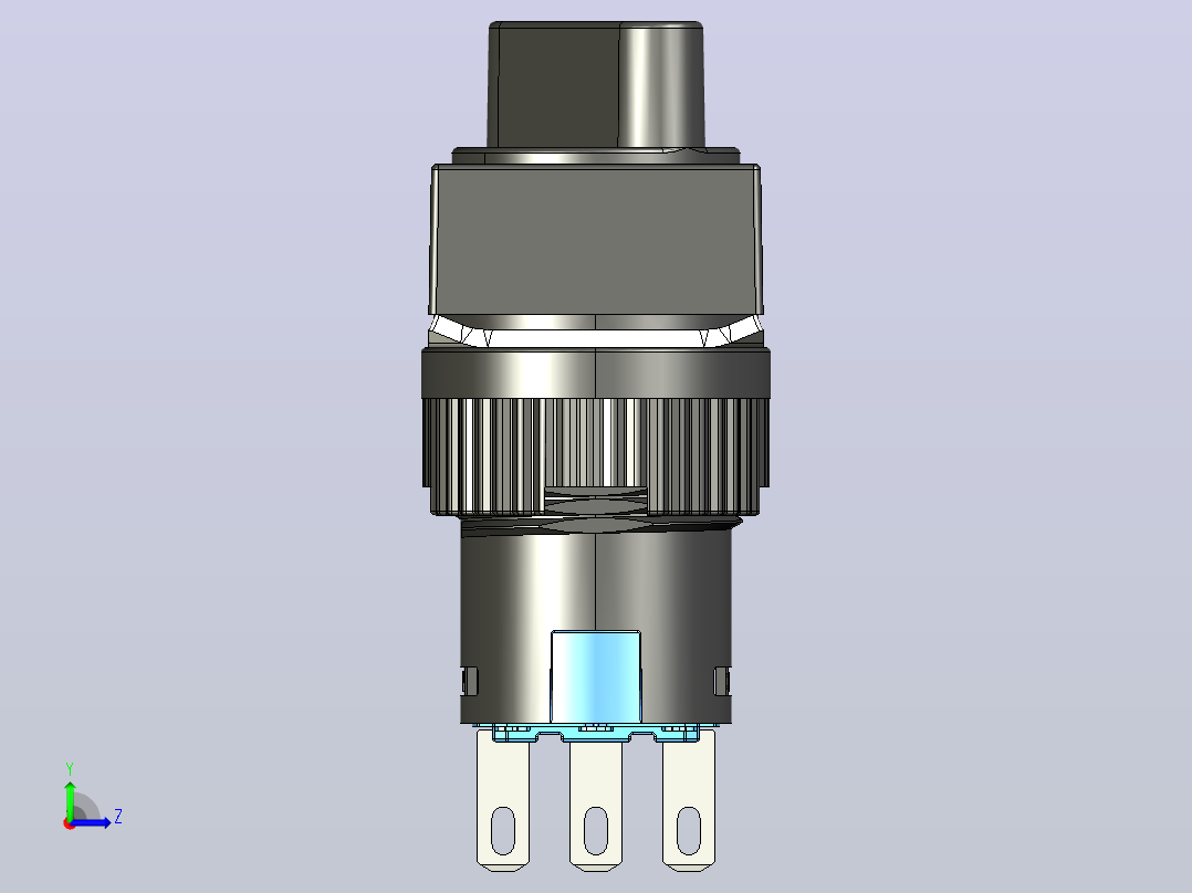 NP6-□X_□J按钮三维模型202409左视图