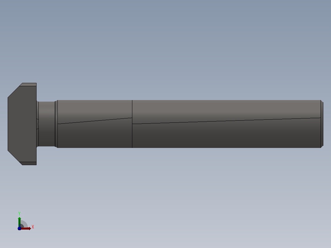 T型头地脚螺栓_M125×6×750前视图