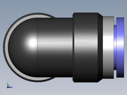 IPV 塑料弯头_IPV15左视缩略图