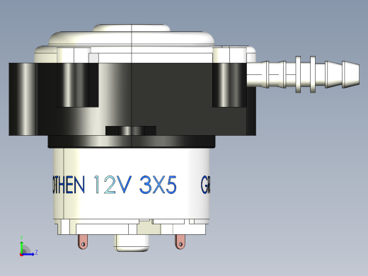 12V DC Grothen 3x5蠕动泵左视缩略图