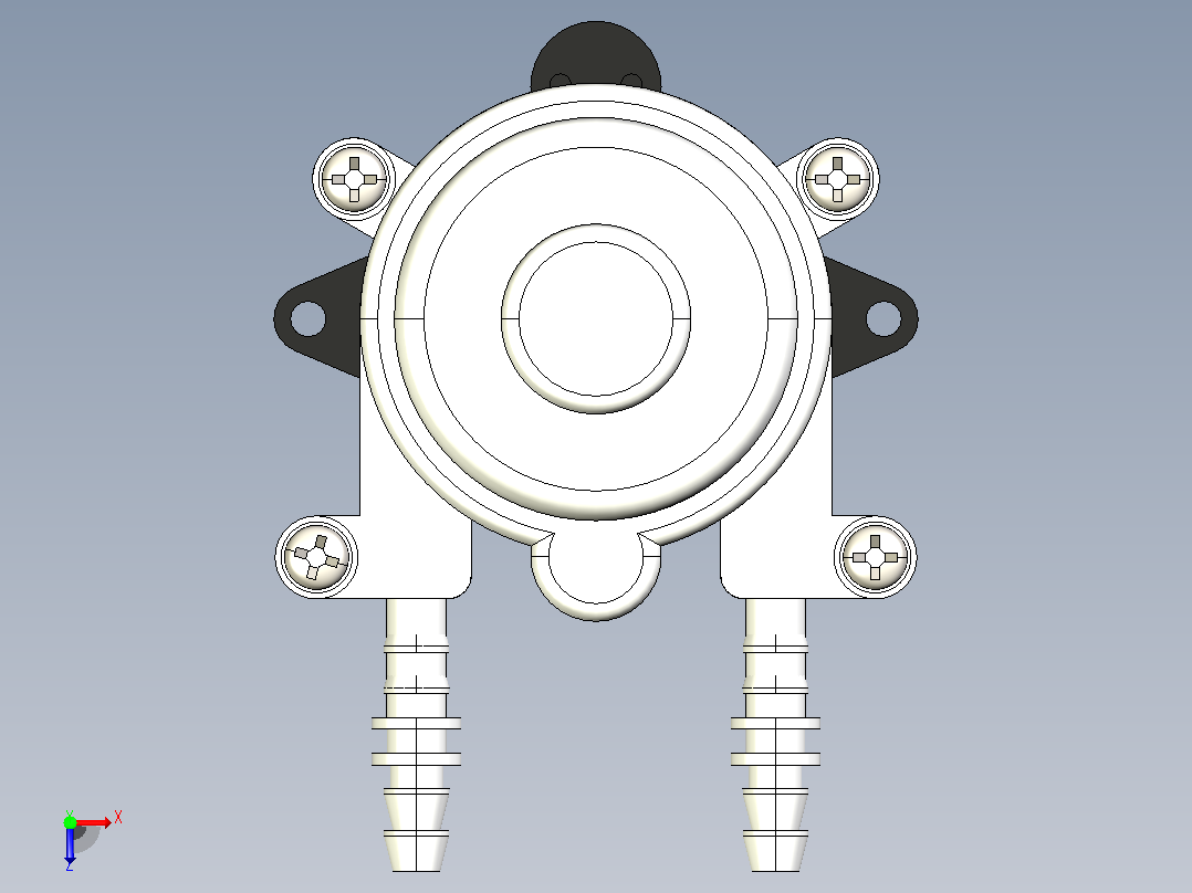 12V DC Grothen 3x5蠕动泵俯视图