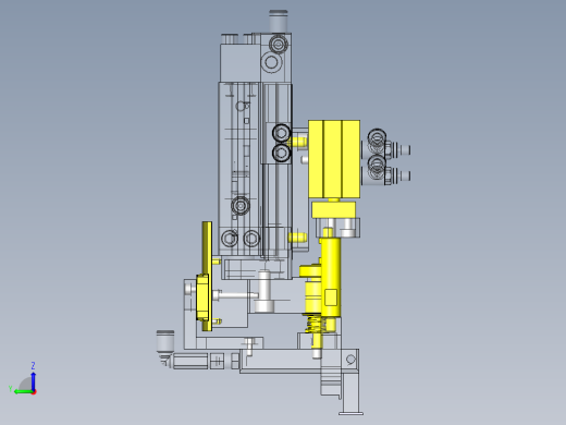 工件吸附头左视缩略图