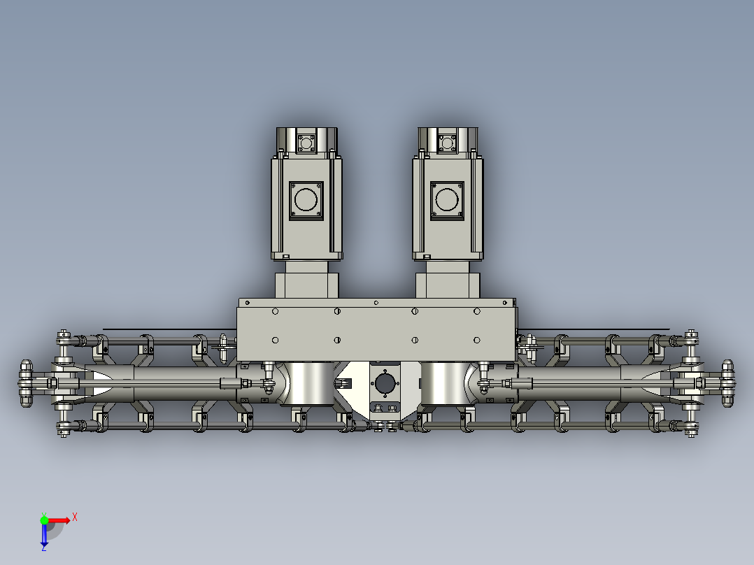 并联机器人D2-800俯视图