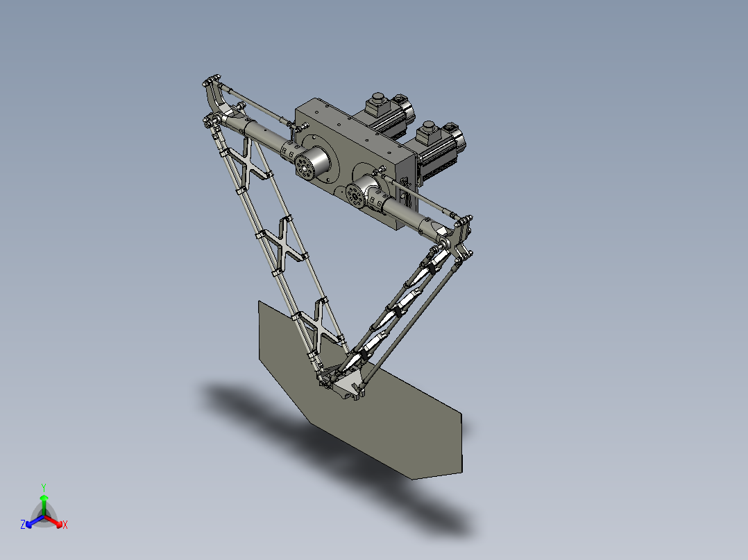 并联机器人D2-800正等轴测图
