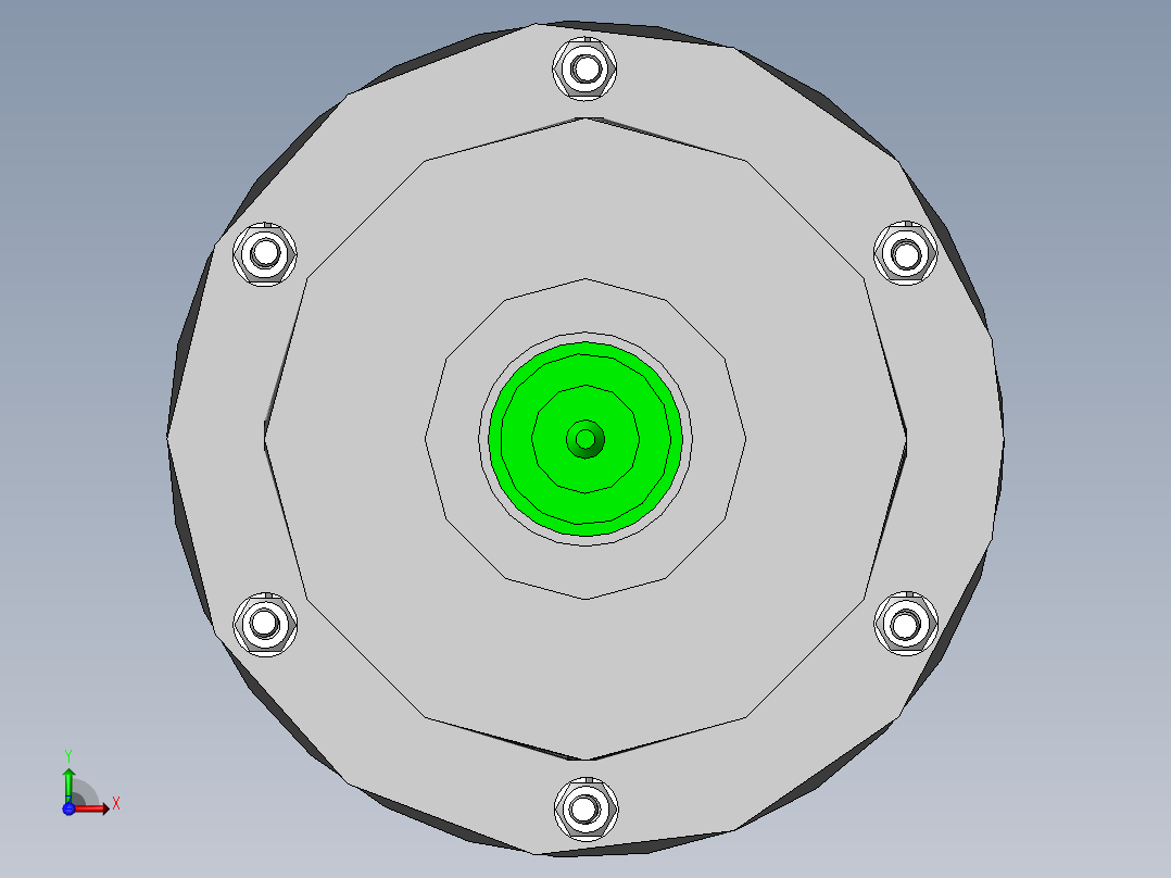 并联机床实验台总体结构设计前视图