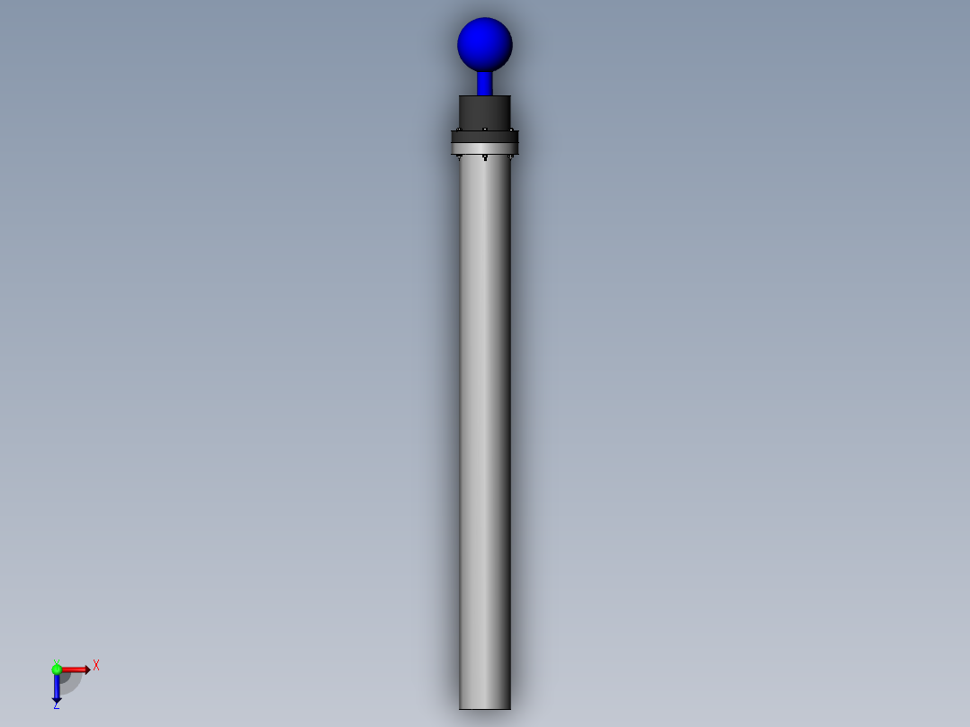 并联机床实验台总体结构设计俯视图