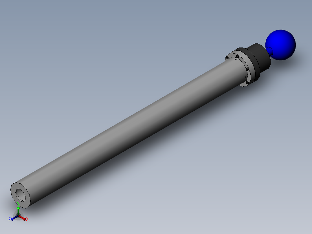 并联机床实验台总体结构设计正等轴测图