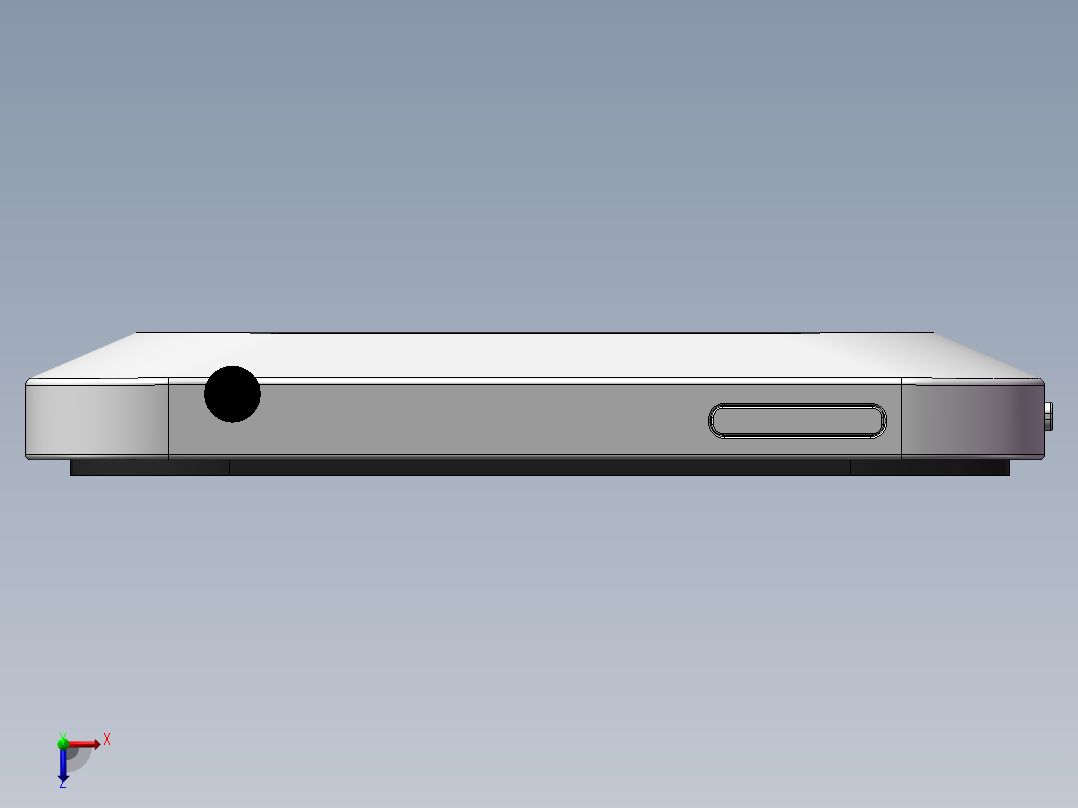 手机HTC328T俯视图