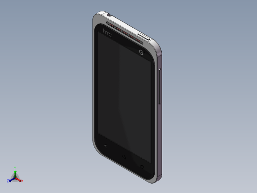 手机HTC328T正等轴测缩略图