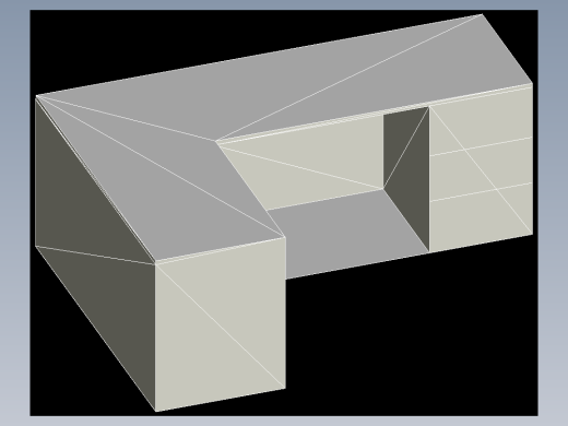 室内家具及植物的维模型十二-B094