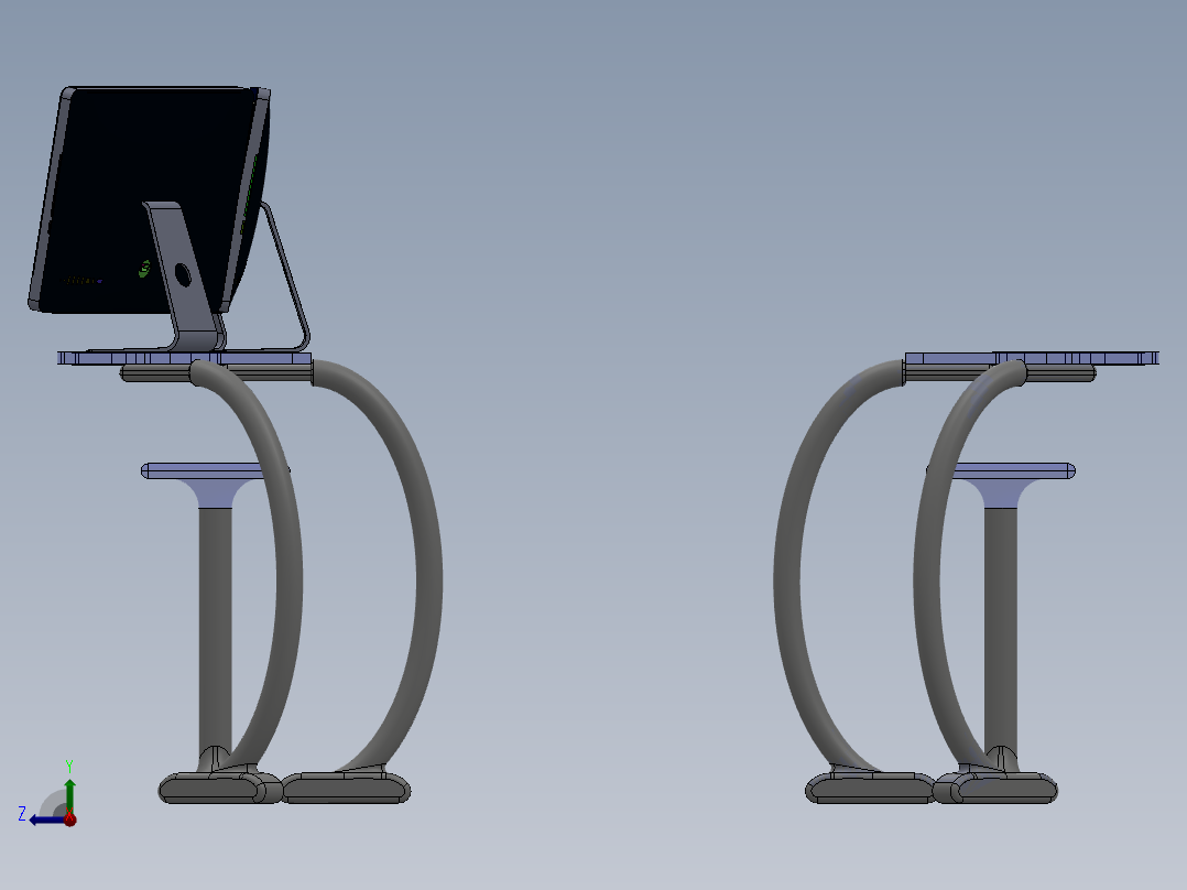 solidworks 工作台造型设计右视图