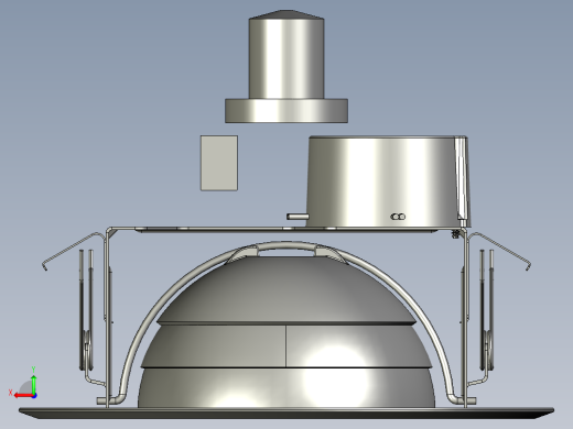 360度旋转LED吸顶灯后视缩略图