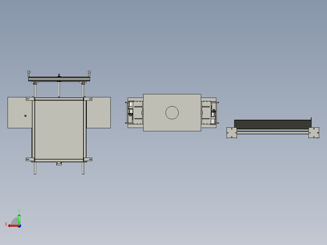 上下料专机后视图