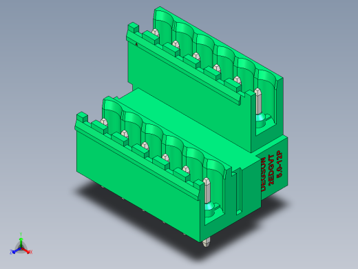 DEGSON 2EDG 系列 5.0mm 可插拔接线端子组-2EDGVT-5.0-12P-14-00AH
