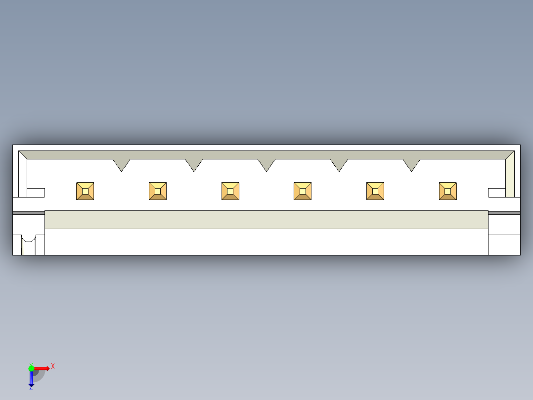 JST-B6B-EH-A俯视图