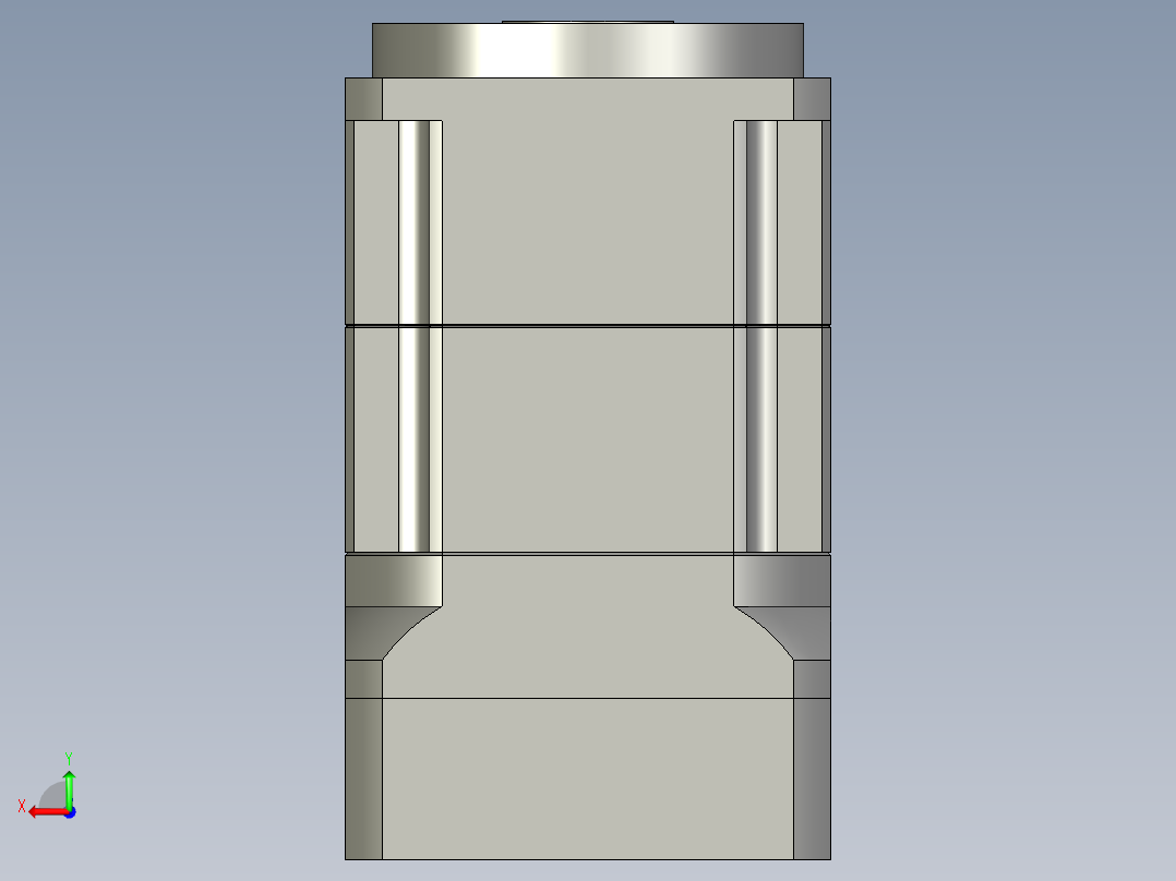 斜齿孔PGH090-L2 14-50-70-M5后视图