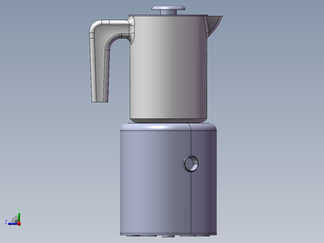 果蔬榨汁机sw三维+CAD图纸868450==160