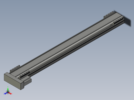 直线模组LHA170-S1500-L设计图纸