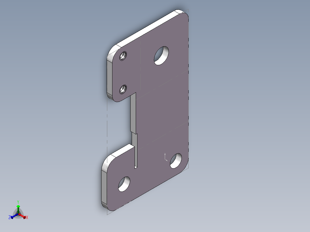 折弯钣金+CAD+50+24.3.29+001正等轴测图