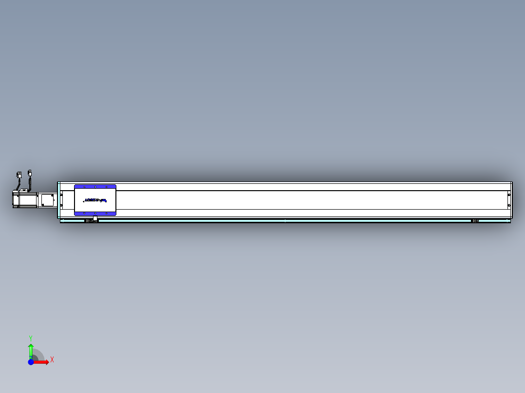威洛博VC丝杆传动-无尘环境VC14-Lxx-C-S1450-BC-ZP40-C3前视图