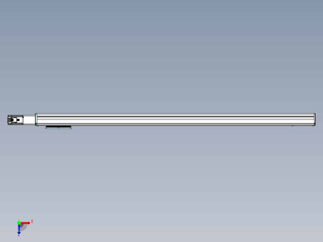 威洛博VC丝杆传动-无尘环境VC14-Lxx-C-S1450-BC-ZP40-C3俯视图